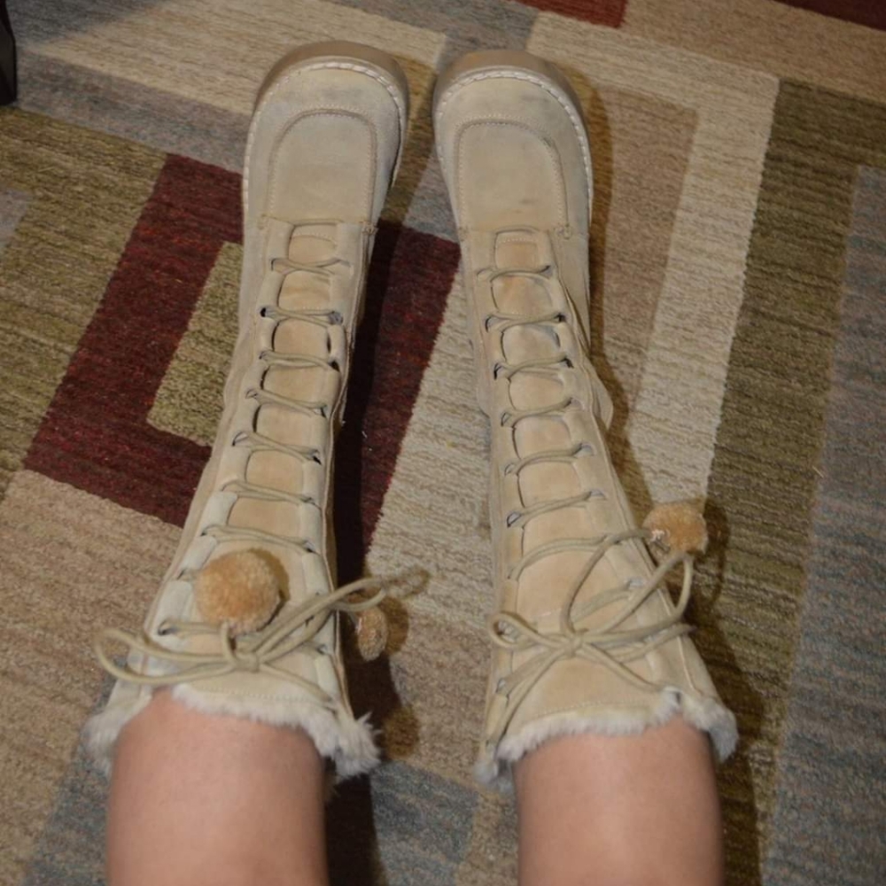 Aldo Furry boots